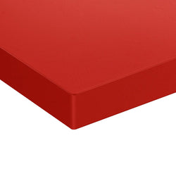 Deska do krojenia do stołu roboczego - 600 x 600 mm - zgodna z HACCP - czerwona