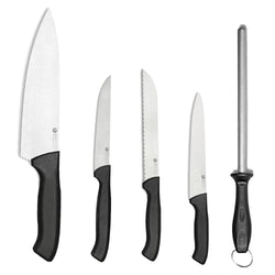 Zestaw noży w torbie rolkowej - z 6 przegrodami