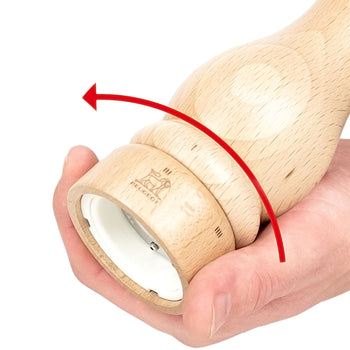 (6 sztuk) PEUGEOT | CLERMONT - Młynek do pieprzu - naturalne drewno - wysokość: 130 mm - Prime Gastro