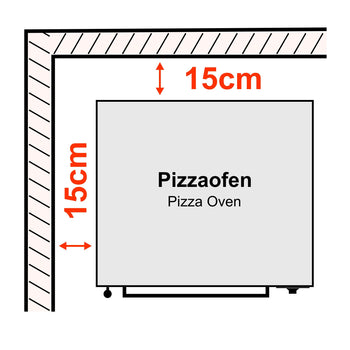 Gazowy piec do pizzy - 4x 30cm - Cyfrowy - Prime Gastro