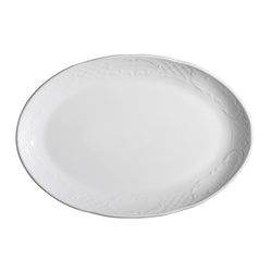 (6 sztuk) CLASICO - półmisek / talerz owalny - Ø 32 cm