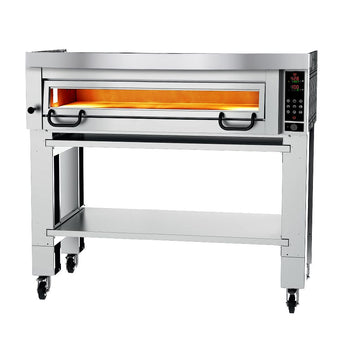 Elektryczny piec do pizzy Power - 6x 34cm - Cyfrowy - włącznie z okapem i ramą podstawy - Prime Gastro