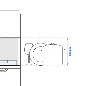Dwuścienna zmywarka do garnków - cyfrowa - 16,7 kW - z detergentem & pompą spustową - Prime Gastro