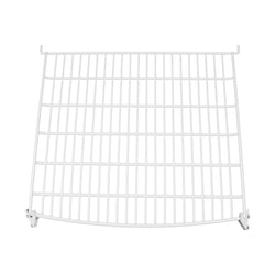 Plastyfikowany ruszt nośny - biały - wraz z uchwytami - odpowiedni do gabloty panoramicznej PVNR235N