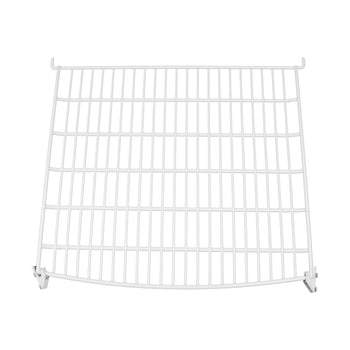 Plastyfikowany ruszt nośny - biały - wraz z uchwytami - odpowiedni do gabloty panoramicznej PVNR235N - Prime Gastro