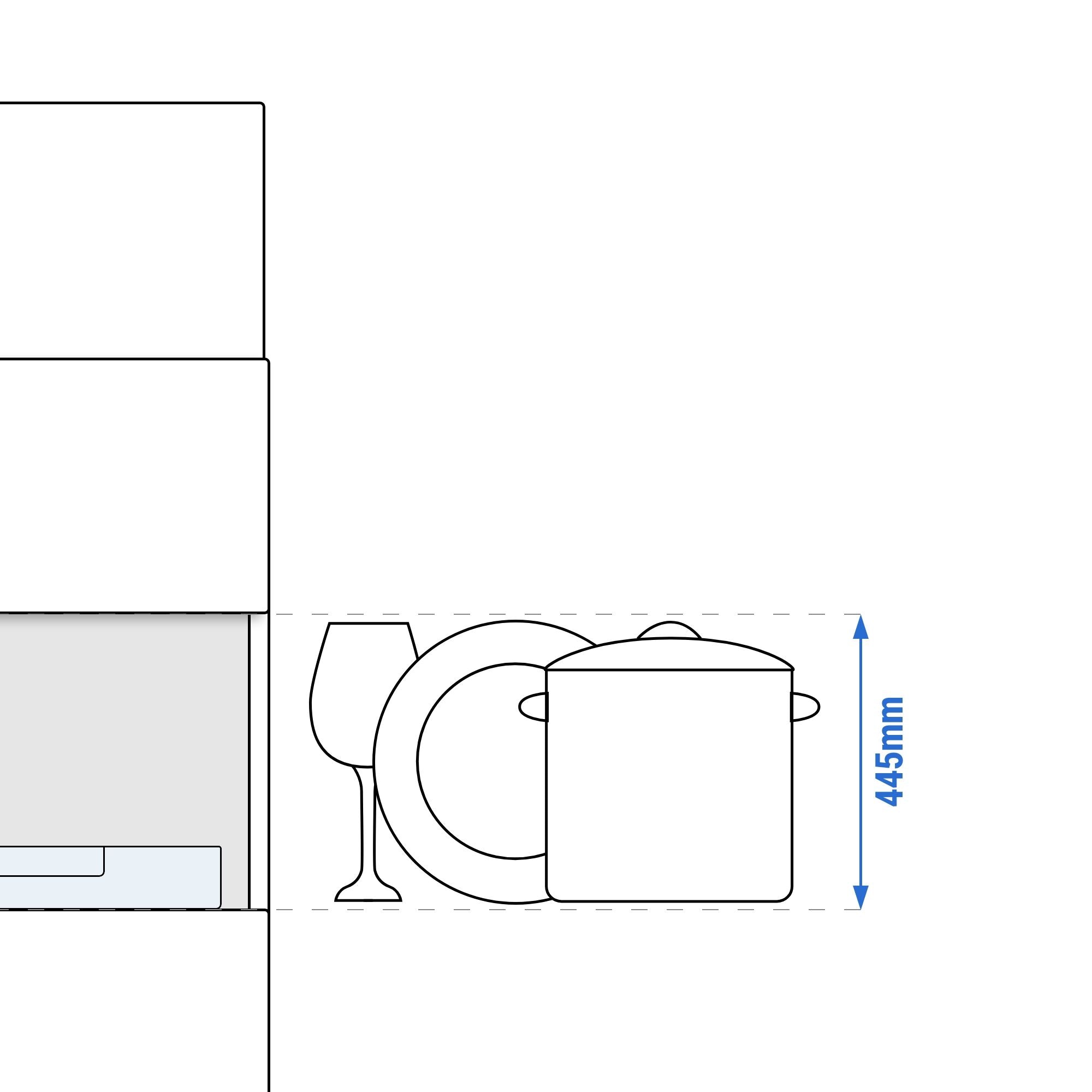 push_through_dishwasher_dish_height_445_drawing.