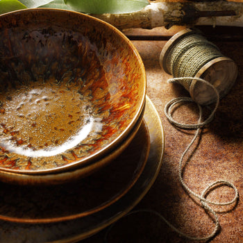 (6 sztuk) RUSTIQUE - Talerz głęboki - Ø 21 cm - Brązowy - Prime Gastro