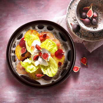 (24 sztuki) SABANA - Forma do zapiekania - 12 x 2,9 cm - Brązowa / biała - Prime Gastro