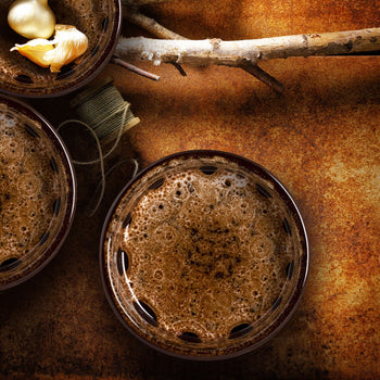 (24 sztuki) SABANA - Forma do zapiekania - 10 x 2,2 cm - Brązowa / biała - Prime Gastro