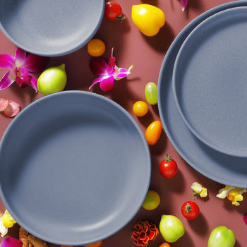 (6 sztuk) SANDY LOAM - Talerz głęboki - Ø 16 cm - Niebieski - Prime Gastro