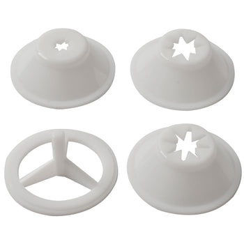 Manualna nadziewarka do kiełbasek & churro - 3 litry - stal nierdzewna - włącznie z 4 nadziewarkami do kiełbasek & 3 nasadkami do churro - Prime Gastro