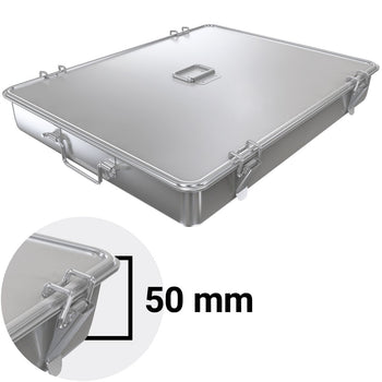 Pojemnik na żywność z pokrywką - 70 x 50 x 5 cm - Prime Gastro