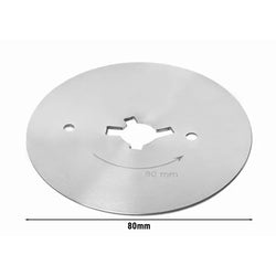 Okrągłe ostrze do cięcia - Ø 80 mm - do noża do kebaba - gładki - do noża do kebaba dla DSC80D