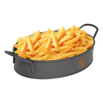 (4 sztuki) Kosz do serwowania / kosz do prezentacji - z 2 uchwytami - Prime Gastro