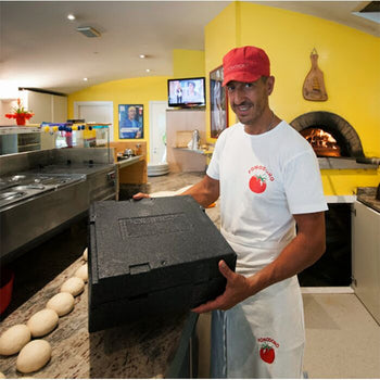 Uniwersalna skrzynia termoizolacyjna - 56,7L - z pokrywką - Prime Gastro