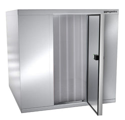 Komora mroźnicza ze stali nierdzewnej - 2100x2100mm - 6,12m³ - włącznie z kurtyną lamelową