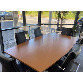 Plastikowy separator stołu / ochrona higieniczna - Zestaw na 6 stacji roboczych - Prime Gastro