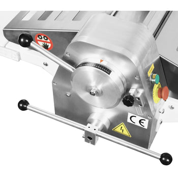 Wałkownica do ciast piekarniczego - urządzenie stołowe - 400 W - przenośnik taśmowy 2000 mm - Prime Gastro