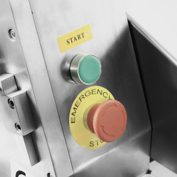 Wałkownica do ciast piekarniczego - urządzenie stołowe - 400 W - przenośnik taśmowy 2000 mm - Prime Gastro