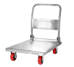 Transport trolley - 600x850mm - with 1 storage shelf