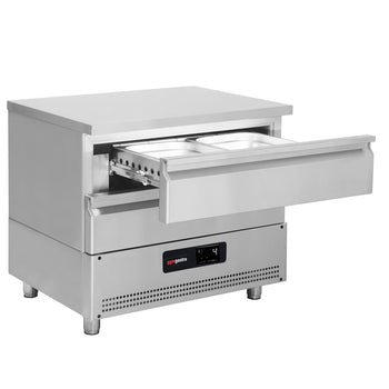 Kombinacja podstawy mroźniczej/chłodniczej -20 ~ +8°C - 930mm - 2 szuflady - Prime Gastro