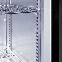 GASTRO - COOL | Chłodziarka barowa - 900 mm - 200 litrów - z 2 szklanymi drzwiami - czarna
