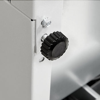 GASTRO-COOL | Chłodziarka barowa - 900 mm - 200 litrów - z 2 szklanymi drzwiami - srebrna - Prime Gastro