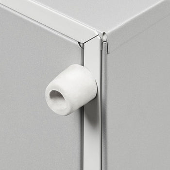 GASTRO-COOL | Chłodziarka barowa - 900 mm - 200 litrów - z 2 przesuwanymi szklanymi drzwiami - srebrna - Prime Gastro