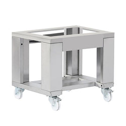 (2 szt.) Elektryczny piec przelotowy do pizzy - 980x1300 mm - cyfrowy - szerokość taśmy: 400 mm - włącznie z ramą podstawy