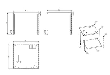 Rama podstawy do serii GS - Prime Gastro