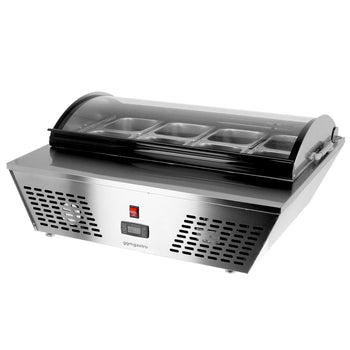 Witryna chłodnicza stołowa/ witryna nadstawna - 67 litrów - 760 mm - dla 8x GN 1/6 lub 4x GN 1/3 - Prime Gastro