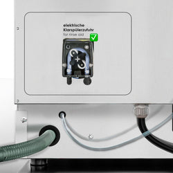 Dwuścienna mini zmywarka do szkła - manualna - 2,77 kW - z pompą nabłyszczacza