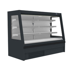 Wall-mounted refrigerated display cabinet - 1955 mm - 537 litres - with LED lighting & 3 shelves