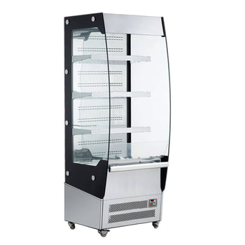 Witryna chłodnicza naścienna - 700 mm - 420 litrów - z oświetleniem LED & 3 półkami - Prime Gastro