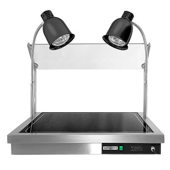 Płyta grzewcza - 1,3 kW - z 2 lampami grzewczymi - Prime Gastro