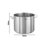Garnek wysoki – stal nierdzewna – Ø 200 mm – wysokość: 200 mm – 6,3 L – nadaje się do indukcji