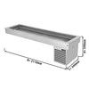 Wanna chłodnicza do zabudowy – 2100 mm – od +2 do +8 °C – 6x GN 1/1 – 410 W