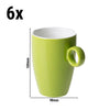 (6 szt.) Filiżanka do kawy BART COLOUR CAFE – 230 ml – limonkowa
