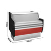 Stolik kasowy RIGA - 998x953mm - Panel przedni Ciemnoczerwony