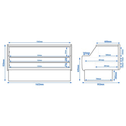 Lada kasowa TORONTO - 1622x953mm - Panel przedni Ciemnoczerwony