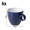 (6 szt.) Filiżanka do kawy BART COLOUR CAFE – 170 ml – niebieska