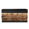 Lada kasowa TORONTO – 1800 mm – drewniany panel przedni – z czarnym blatem granitowym