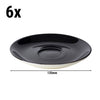 (6 szt.) Spodek do kawy BART COLOUR CAFE – Ø 135 mm – czarny