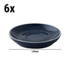 (6 szt.) Spodek do kawy COLORS – porcelana – Ø 120 mm – niebieski