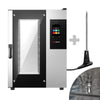 Commercial Electric Combi Oven - Touchscreen Controls - 10x GN 1/1 - incl. Automatic washing system, Core temperature probe, HACCP monitoring, USB