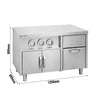 Base Cabinet for Beverage Dispenser with Cup Holders & Ice Compartment - 1200mm
