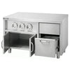 Base Cabinet for Beverage Dispenser with Cup Holders & Ice Compartment - 1200mm