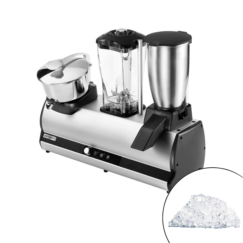 Barowe urządzenie wielofunkcyjne – blender, kruszarka do lodu i wyciskarka do cytrusów – 2 x 150 + 750 W