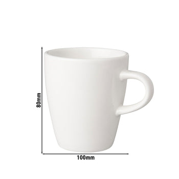 (12 sztuk) BUDGETLINE - Filiżanka do kawy Mammoet Neo - 200ml - Biały - Prime Gastro