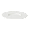 (6 pcs) WHITE DELIGHT - Cappuccino saucers - Ø160mm - White